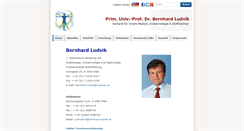 Desktop Screenshot of bernhard-ludvik.at