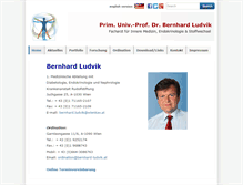 Tablet Screenshot of bernhard-ludvik.at